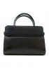 LE TANNEUR TEMI16M1N01 BLACK LEATHER/SUEDE MM SOFT BAG