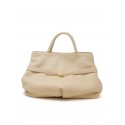 ROBERTO DEL CARLO VIRNA NUDE LEATHER BAG