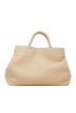 ROBERTO DEL CARLO VIRNA NUDE LEATHER BAG