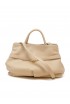 ROBERTO DEL CARLO VIRNA NUDE LEATHER BAG