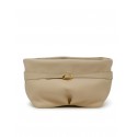 ROBERTO DEL CARLO ANNA NUDE LEATHER BAG