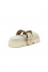 MOU SW461012A CHALK SUEDE BIO TWO BUCKLE SANDALS