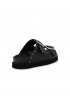 SCHOLL F306131004/BLK BEATRIZ BLACK LEATHER SANDALS