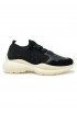 STUART WEITZMAN SH301 BLACK CALF LEATHER SW 5050 TRAINERS