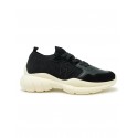 STUART WEITZMAN SH301 BLACK CALF LEATHER SW 5050 TRAINERS