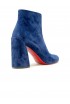 CHRISTIAN LOUBOUTIN 1200239 4320 BLUE SUEDE TURELA 85 ANKLE BOOTS