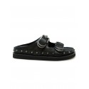 ASH BLACK LEATHER S25-URUS01SANDAL