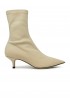 PAROSH D060122 SLAYSHOE BEIGE ECO LEATHER STRECH BOOTS