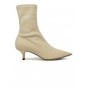 PAROSH D060122 SLAYSHOE BEIGE ECO LEATHER STRECH BOOTS