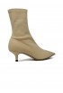 PAROSH D060122 SLAYSHOE BEIGE ECO LEATHER STRECH BOOTS