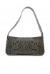 ALMALA CG071A0021 GREY LEATHER RUNA SHOULDER BAG