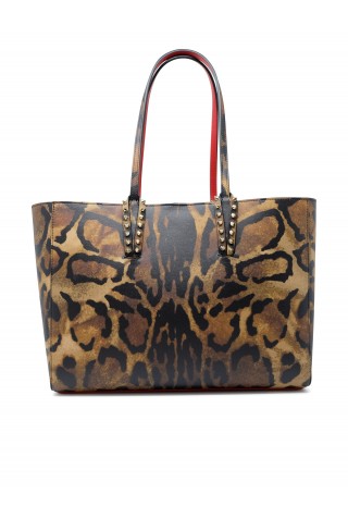 CHRISTIAN LOUBOUTIN 3255353 3221 BROWN LEATHER CABATA SOFT SMALL BAG