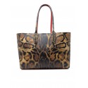CHRISTIAN LOUBOUTIN 3255353 3221 BROWN LEATHER CABATA SOFT SMALL BAG