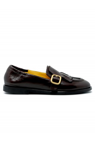 MARA BINI V402 CAFFE' LEATHER SALLY LOAFER