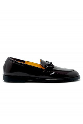 MARA BINI V401 BURGUNDI LEATHER SALLY LOAFER