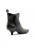 ELENA IACHI E4308 BRONZE LEATHER ANKLE BOOTS
