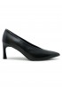 HALMANERA GOT01 BLACK LEATHER BARON PUMPS