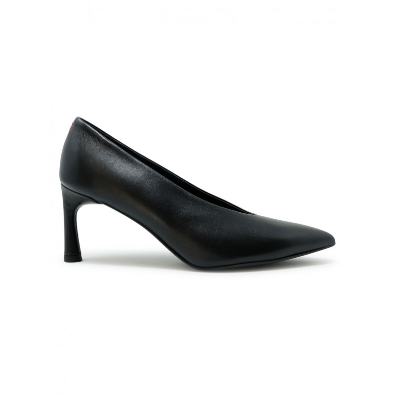 HALMANERA GOT01 BLACK LEATHER BARON PUMPS