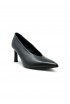 HALMANERA GOT01 BLACK LEATHER BARON PUMPS