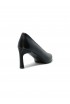 HALMANERA GOT01 BLACK LEATHER BARON PUMPS