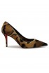 CHRISTIAN LOUBOUTIN WOMEN'S PUMPS 3250745 C799 BROWN PONY