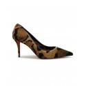 CHRISTIAN LOUBOUTIN WOMEN'S PUMPS 3250745 C799 BROWN PONY