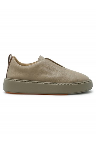 SANTONI WBCD61323TARKLLKE68 SAND LEATHER SNEAKER