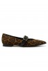 SERGIO LEVANTESI BROWN LEATHER VENERE 56 FLAT SHOES