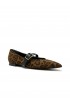 SERGIO LEVANTESI BROWN LEATHER VENERE 56 FLAT SHOES