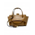 HIDESINS FL13TR23404 FLAP S CARAMEL LEATHER HANDBAG
