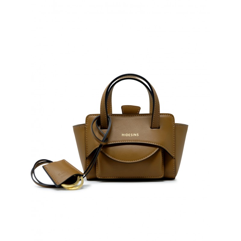HIDESINS FL14TR23404 FLAP XS PREMIERE CARAMEL LEATHER HANDBAG