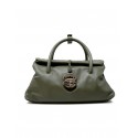 ZANELLATO 068750-1910000-Z0482 GREEN OLIVONA LEATHER DOTTA SAETA S HANDBAG
