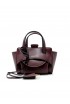 HIDESINS FL14TR6904 FLAP XS PREMIERE WINE LEATHER HANDBAG