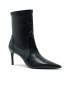 STUART WEITZMAN SJ974 BLACK NAPPA STRETCH 75 BOOTIE