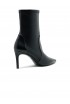 STUART WEITZMAN SJ974 BLACK NAPPA STRETCH 75 BOOTIE