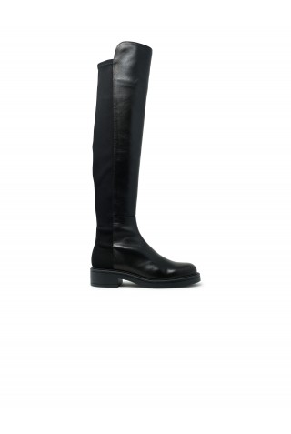 STUART WEITZMAN SM396 BLACK NAPPA 5050 CELIA BOOTS