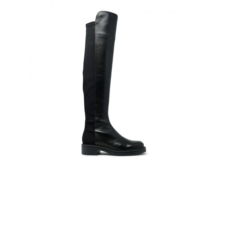 STUART WEITZMAN SM396 BLACK NAPPA 5050 CELIA BOOTS