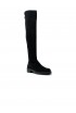 STUART WEITZMAN SM395 BLACK SUEDE 5050 CELIA BOOTS