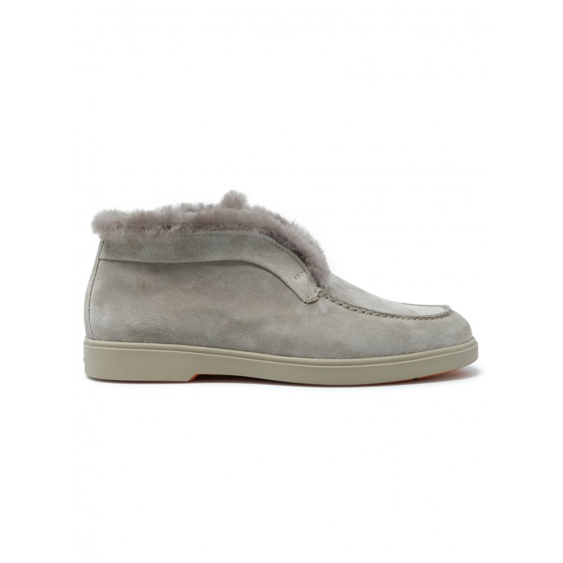 SANTONI WUYA58457TTGAPFRM45 PFRM45 TOUPE SUEDE BOOTS