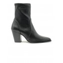 STUART WEITZMAN SM509 BLACK NAPPA JOLENE BOOTIE