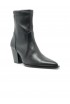 STUART WEITZMAN SM509 BLACK NAPPA JOLENE BOOTIE