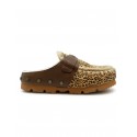 MOU FW431009D WINTER BIO PONYSKIN LEATHER WOOL RUBBER CLOG