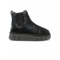 MOU FW531037D BOUNCE CHELSEA BOOTS PONYSKIN BLACK
