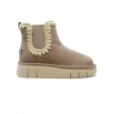 MOU FW531037A BOUNCE CHELSEA BOOTS SUEDE ELEPHANT GREY