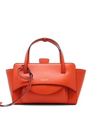 HIDESINS FL13TR47075 FLAP S PREMIERE RED LEATHER HANDBAG