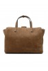 HIDESINS FL12SDCHO FLAP M SUEDE CHOCOLAT HANDBAG