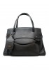 HIDESINS LB27ASBLK LULLABY MASCOTT M BLACK LEATHER HANDBAG