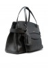 HIDESINS LB27ASBLK LULLABY MASCOTT M BLACK LEATHER HANDBAG
