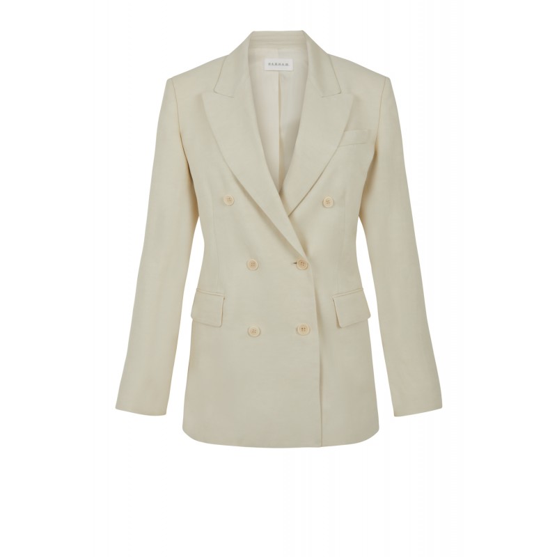 PAROSH D420266 RAISA26 003 SAND VISCOSE JACKET
