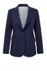 PAROSH D420468 LINA 012 BLUE WOOL JACKET